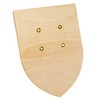 Baker Ross AW654 Wooden shields (Pack of 2) Shield with