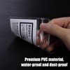 ZANQU 50 Pack Thick ID Badge Holders, Vertical Clear Card