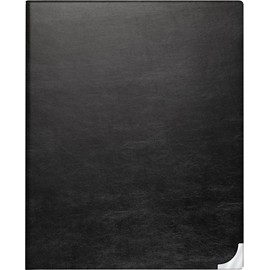 BRUNNEN Book Calendar Model Manager Wt 7 Weektimer (2025), 2 Pages = 1 Week, 210 × 260 mm, 160 Pages, Soft Cover, Black