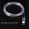 sourcing map PMMA Side Glow Fibre Optic Cable 4 mm