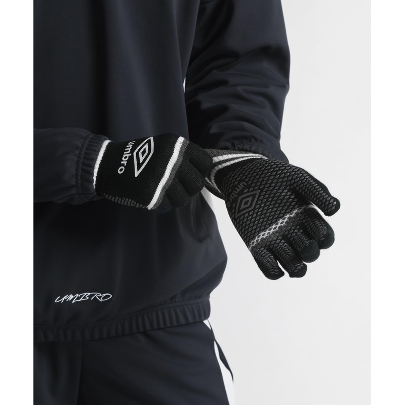 Knit Gloves UUAYJD54_BKGY_F, multicolor (black / gray)