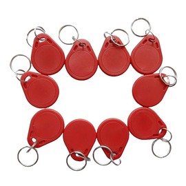 YARONGTECH RFID 1K Key Fob iso 14443a Red color pack of 100