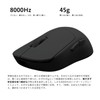 AIM1 Shigure Black Gaming Mouse, Wireless Mouse, Symmetrical, 1.6 oz