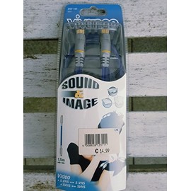 S&I SIVV1101 1.5m 75 Ohm S Video-S Video SVHS Cable