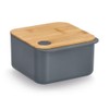 Zeller 14756 Storage Container with Bamboo Lid, Plastic, Approx. 15.4