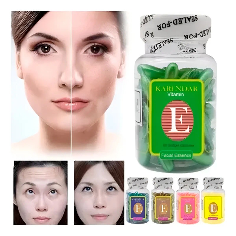 Vitamina E Natural En Capsulas Facial Piel Arrugas Manchas