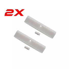 Chrome4urAuto Door Window Glass Run Channel Track Repair Guide Clip for 12-18 Fiat 500 500c