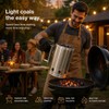 Charcoal Chimney Starter for BBQ Grilling – Metal Fire Lighter