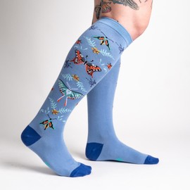 Sock It To Me, Women's Butterfly in the Sky Knee High Socks, One Size