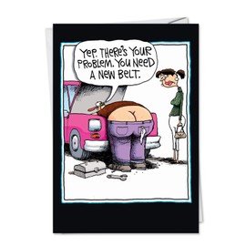 New Belt Birthday Joke Greeting Card