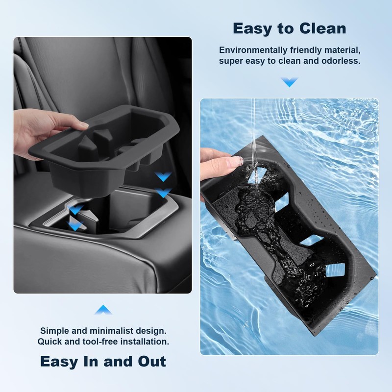 (5PCS) Cup Holder Insert for 2026 Toyota Sequoia (SR/Limited) Accessories