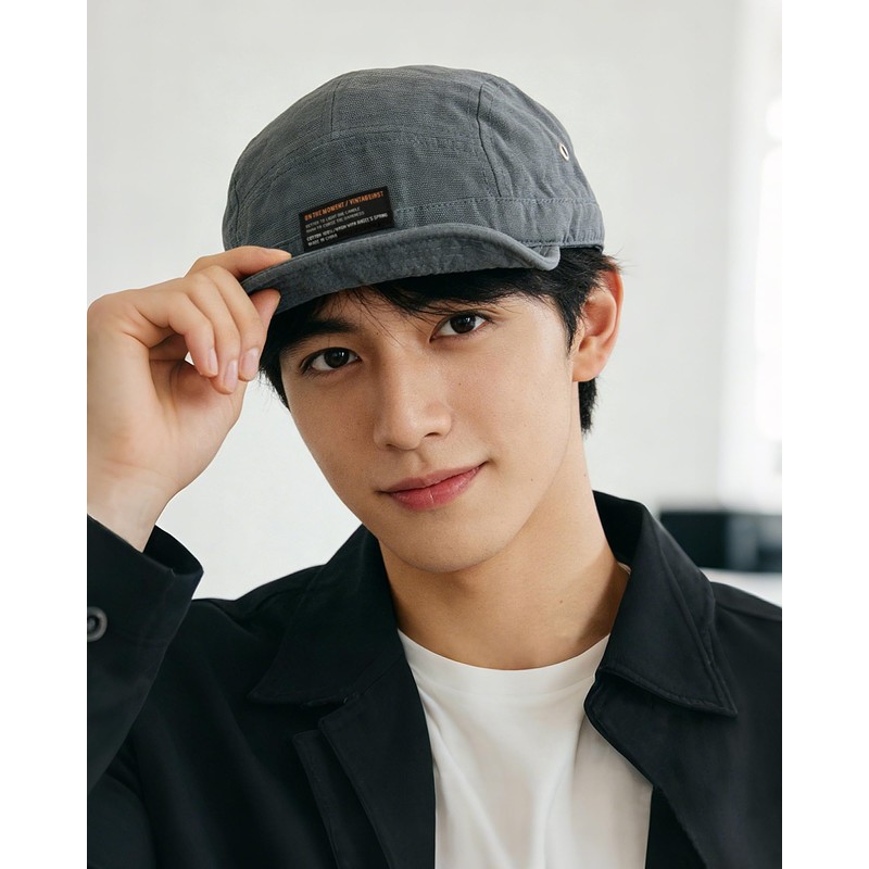 Clape Men's Cap, Umpire Cap, Short Brim, Short-Brim Cap, Soft,