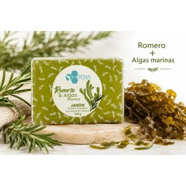 Jabon Artesanal Romero Y Algas Marinas Antioxidante Bena