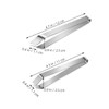CIYODO 2pcs Fish Bone Remover Tweezers Set Stainless Steel Flat