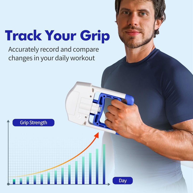 Grip Strength Tester - Hand Grip Dynamometer - Handheld Digital