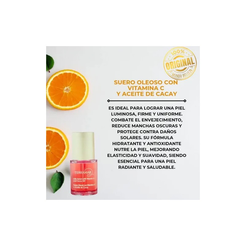 Suero Facial Oleoso Vitamina C Y Aceite De Cacay