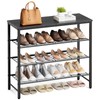 Kitsure Shoe Rack for Closet, Shoe Organizer with Leveling Feet,
