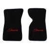 AFM NEW! Black Floor Mats 1968-1982 Chevy Corvette W/ Embroidered