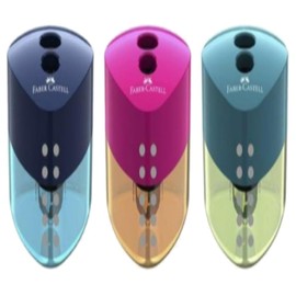 Faber-Castell Double Hole Grip Sharpener with Barrel Trend Class