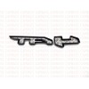 overlay 3PCS Gloss Black Red AT4 Sierra Fit 2019-2025 GMC
