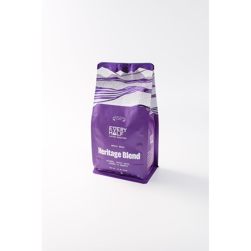 Every Half Coffee Roasters “Heritage Blend” Premium Whole Bean (12