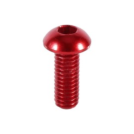 10pcs M3 6/8/10mm Screws Round Head Screws Screw Head Button Round Head Metric Hex Socket Screw Bolt Multicolors(8mm-red)