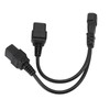 Power Cord Splitter Adapter IEC 320 C14 to IEC320 C19