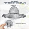 Shimeyao 100 Pcs 2.75 Mesh Sink Strainers Stainless Steel Drain