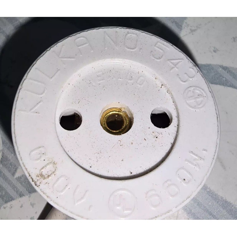 KULKA 543 Lampholder medium bipin 600V 660W (new old stock)