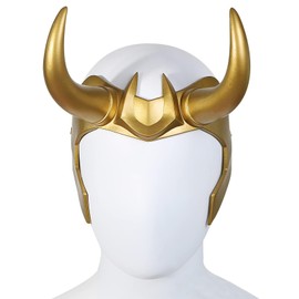 [ALXOY] GHDLM Loki Antlers Superhero Loki Helmet Loki Crown Mask Costume Crown Mask Props Halloween Costume Accessories