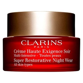 Clarins Super Restorative Night Cream All Skin Types, Unisex, 1.6 Ounces