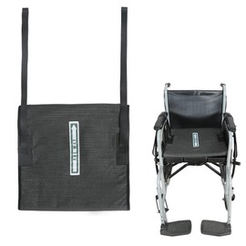 EHUCONHEEL One Way Tubular Slide Seat Cushion with Handles- Non-Slip Fall Prevention Pad for Elderly/Disabled Use on Wheelchairs, Chairs, Beds, and More - 17"x17" (Black, One Size with Handles)