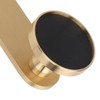 2Pcs Towel Hook Brass Clothes Coat Robe Hanger for Bathroom