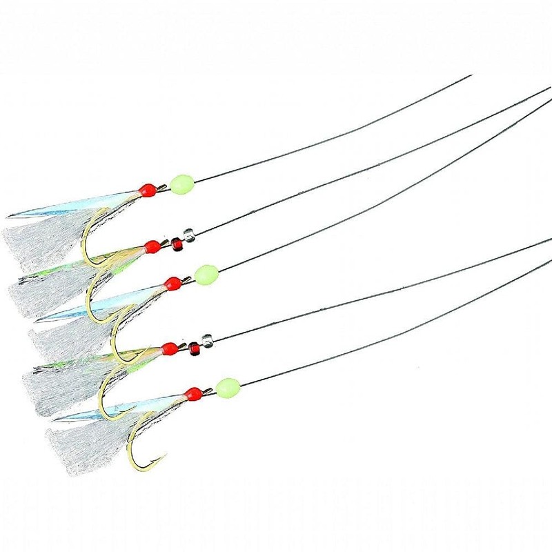 UP Sabiki Rig, Hage Aurora Style- Beaded 2