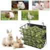 Rabbit Hay Feeder Guinea Pig Hay Feeder with Heavy-Duty Metal