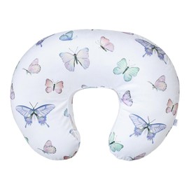 OWLOWLA Nursing Pillow Cover,Minky Breastfeeding Pillow Cover Fits Original Nursing Pillow Baby Boy Girl(Butterfly)
