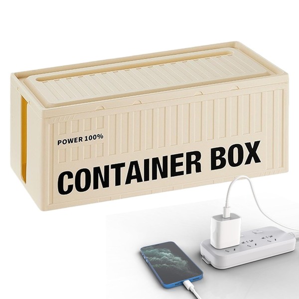 Cable Management Box | Management Large Container Shape Cable Organizer