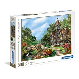 Clementoni Old Waterway Cottage 500 Piece Jigsaw Puzzle for Adults