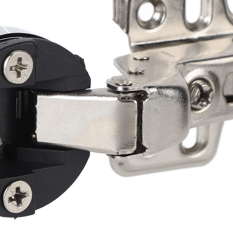 Glass Cabinet Door Hinges, 35mm Cup Size, 4-Hole Design, Large