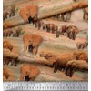 Soimoi Cotton Poplin Fabric tree & elephant Animal Printed Fabric