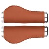 Mountain Bike Grips - PU Leather Ergonomic Scooter Grips -