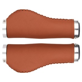 Mountain Bike Grips - PU Leather Ergonomic Scooter Grips - Non-Slip, Tear-Resistant, Cycling Accessories for Outdoor Adventure Urban Commuting Trail Riding
