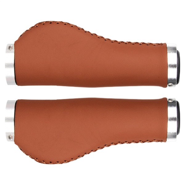 Mountain Bike Grips - PU Leather Ergonomic Scooter Grips -