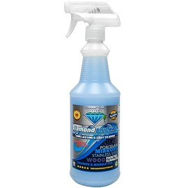 Made in the USA. Diamond Blue Repellent Wash Multi Surface. Cleans,Shine Best Cleaner for Glass, Granite, Countertops Wood & Stainless Steel. Direct from the Manufacturer 32oz Easy to use spray bottle