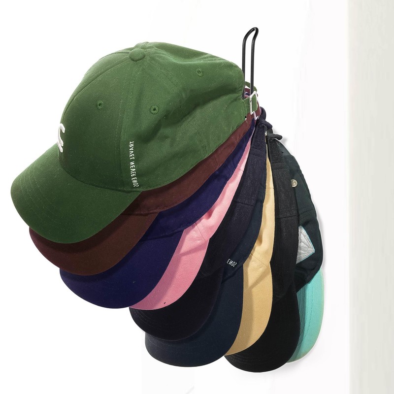 AQAREA Hat Holder Organizer Wall: Hat Storage Wall Rack -