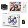 Digital Camera, 4K Vlogging Camera for YouTube Autofocus 48MP UHD