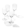 Oneida Mingle Wine Glasses, Set of 4, 4 Count, Clear