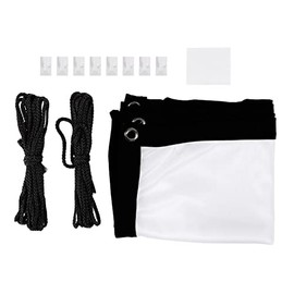 Projector Screen, 16:9 Thicken White Polyester Projector Curtain Non Crease Home Theater Foldable Projection Screen for Home Theater, Conference, Outdoor Camping Movie (40 inches)