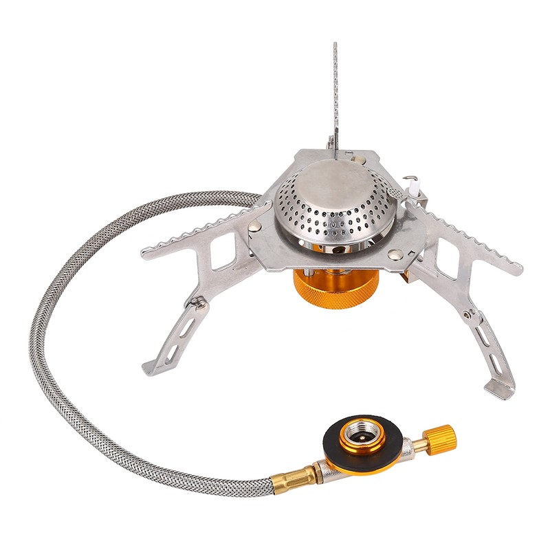 Outdoor Aluminum Alloy Portable Camping Mini Picnic Folding Stove Burner