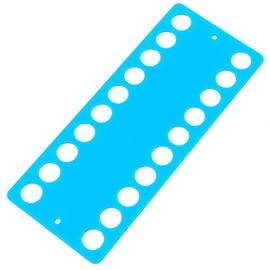 TopHomer Floss Organizer Plastic Embroidery Cross Stitch Holder Needlework Thread Storage Tool 20 Positions Sewing Tools for Thread Craft DIY Sewing (Blue)